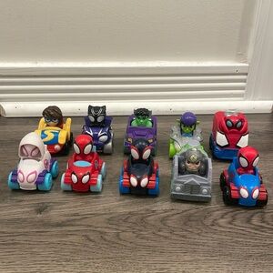 Spidey and his amazing friends cars